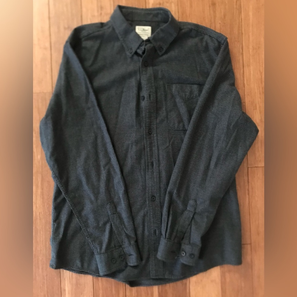 L.L. Bean Plaid, Flannel, Shirt - Pre-owned